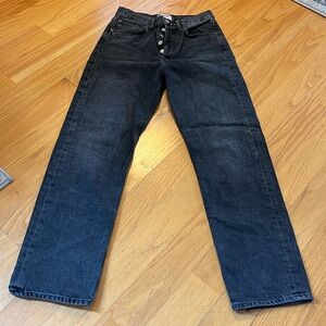 Agolde 90’s Jean size 24 black button fly